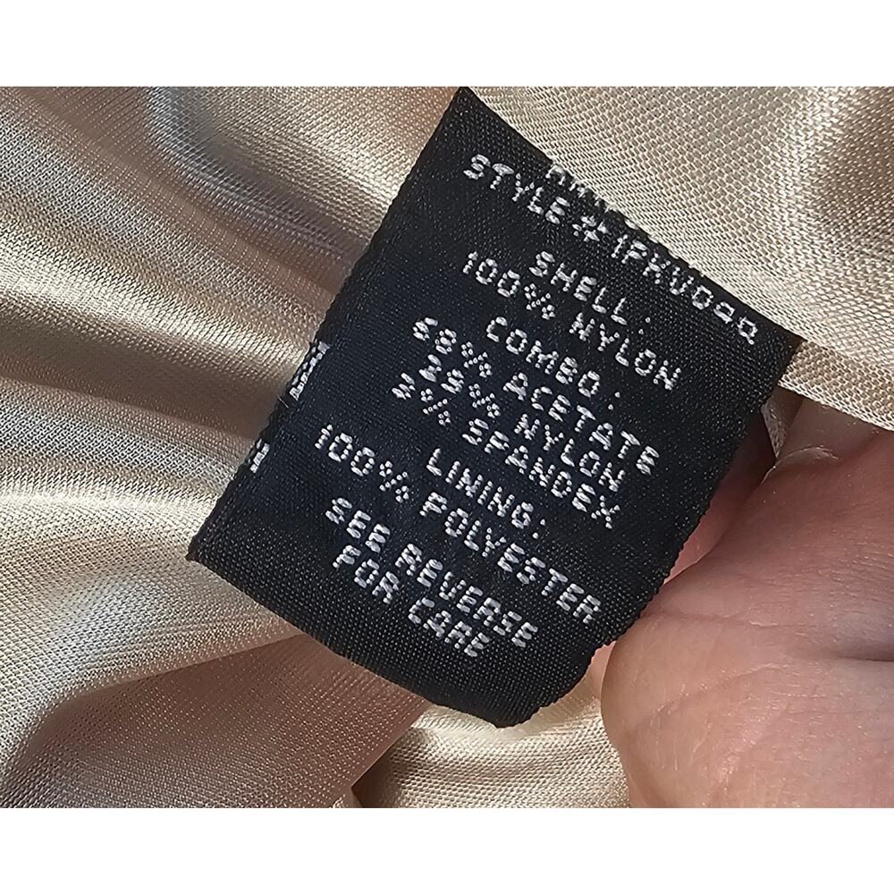 JAX sz 8 formal form fitting mixed media lined cocktail sexy coquette dress EUC - Picture 7 of 11